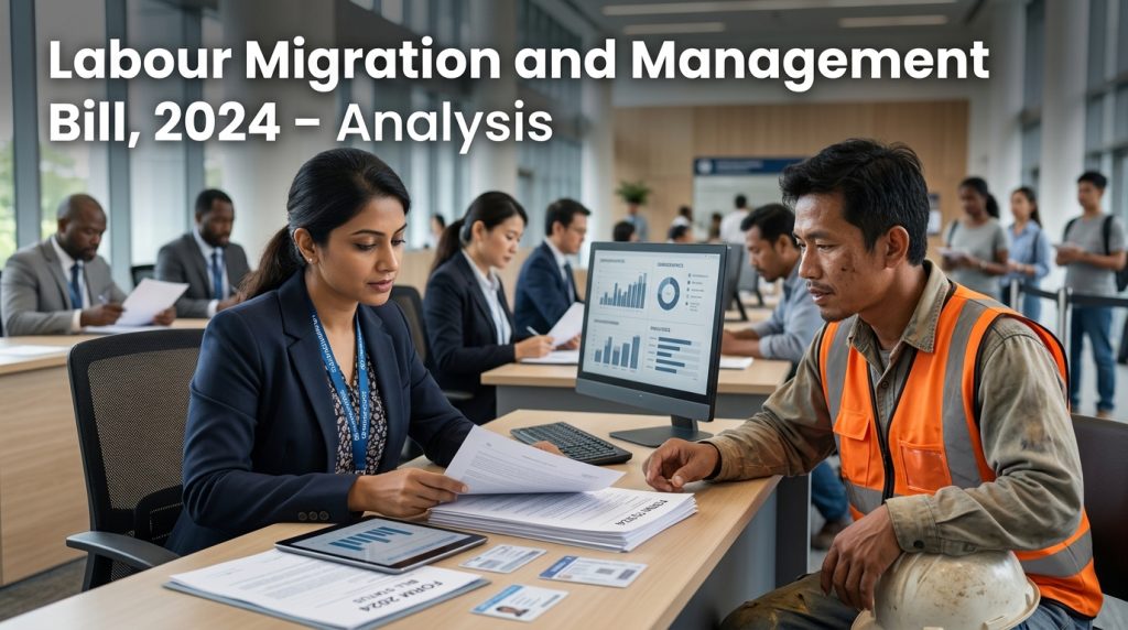 Labour Migration and Management Bill, 2024 – Analysis labour migration management bill… 202605271259