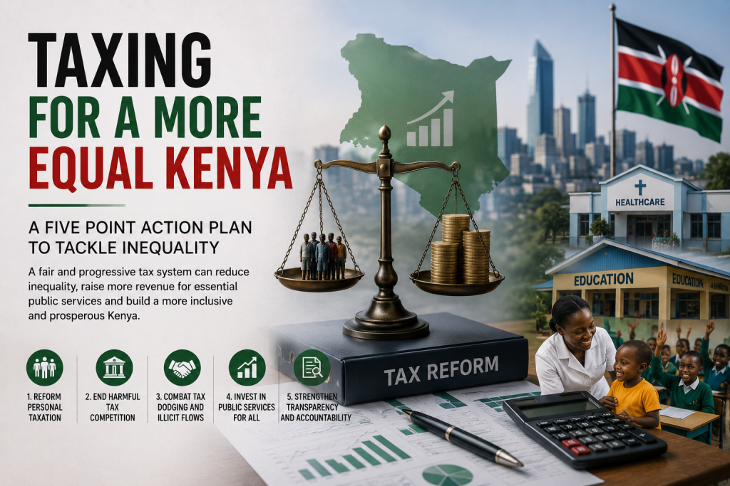 taxing for a more equal kenya a five point action plan to tackle inequality